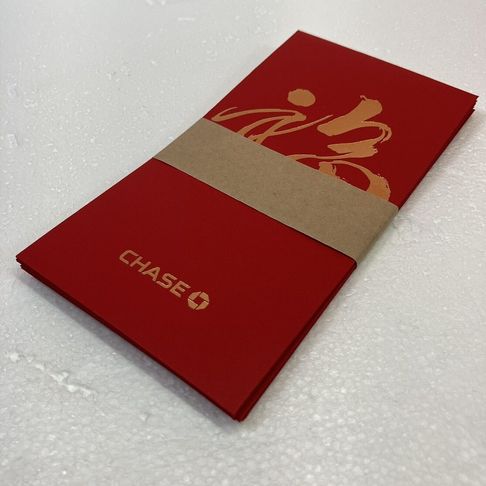 8 - Chase Bank Red Envelopes / Lunar‎ New Year / 2025 / Lucky Money Giving